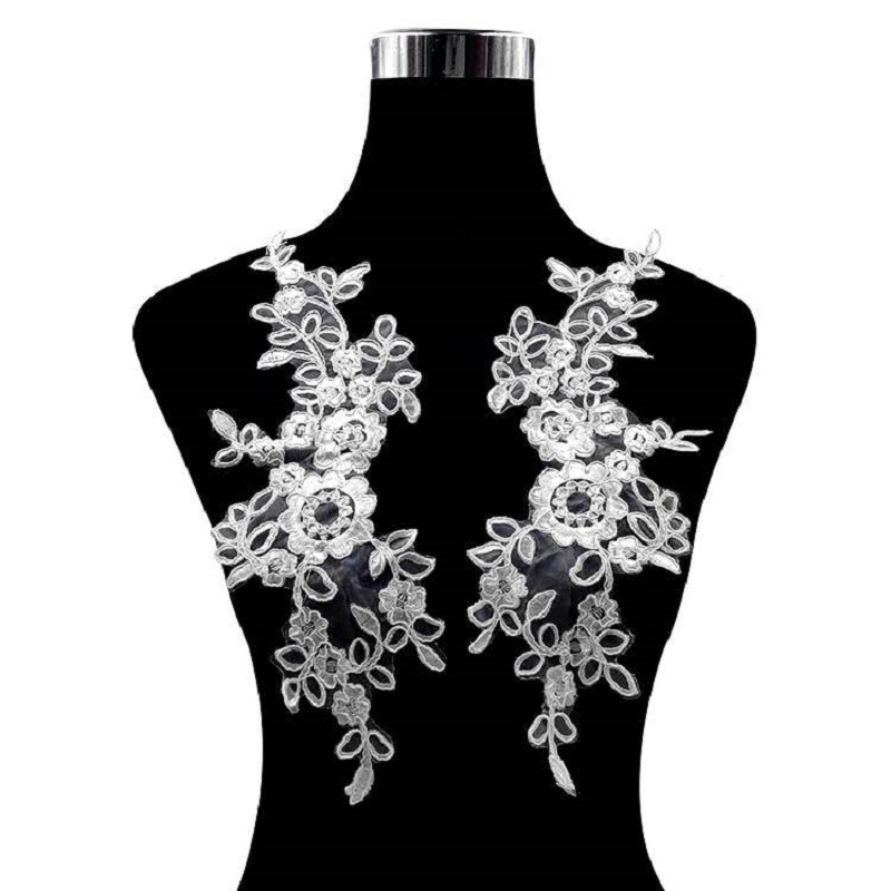 Embroidery Flower Pattern - 1 زوج التطريز على نمط زهرة