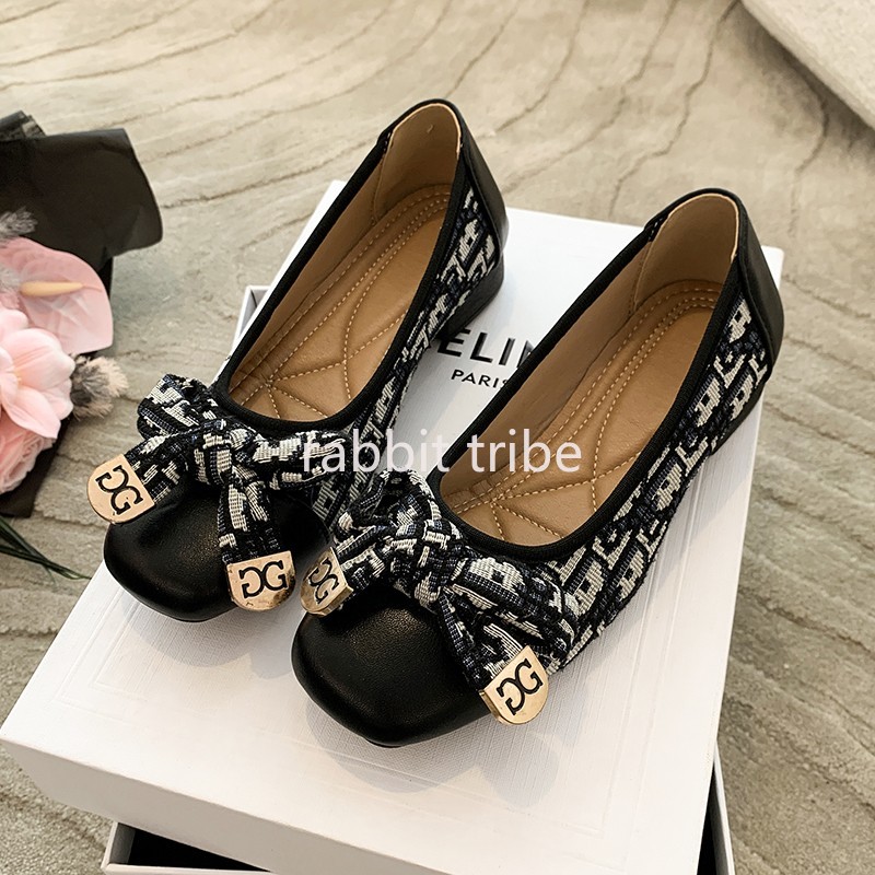 Embroidery Style - أحذية نسائية فرنسية مريحة فردية للنساء،