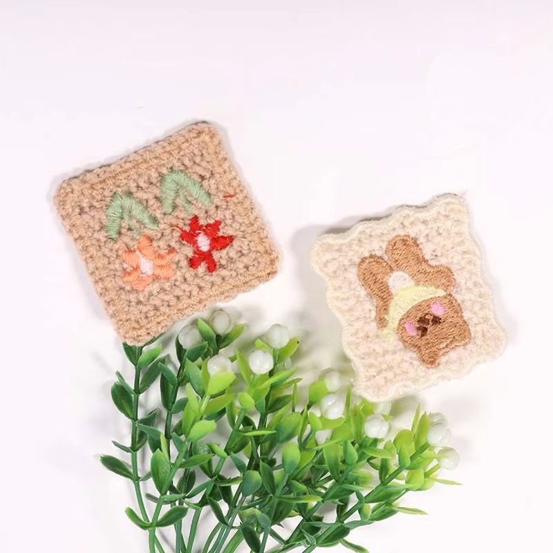 Embroidery Flower Pattern - 5 قطع من ملصقات الملابس ذات