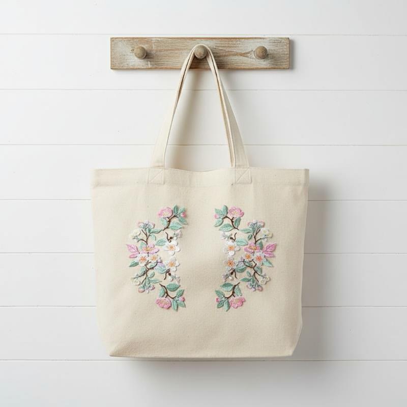 قطعة واحدة من رقعة التطريز على - مراجعة Embroidery Flower Pattern وسعره