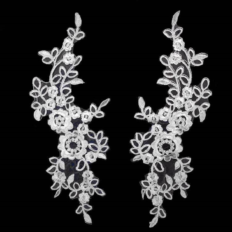 1 زوج التطريز على نمط زهرة DIY - مراجعة Embroidery Flower Pattern وسعره