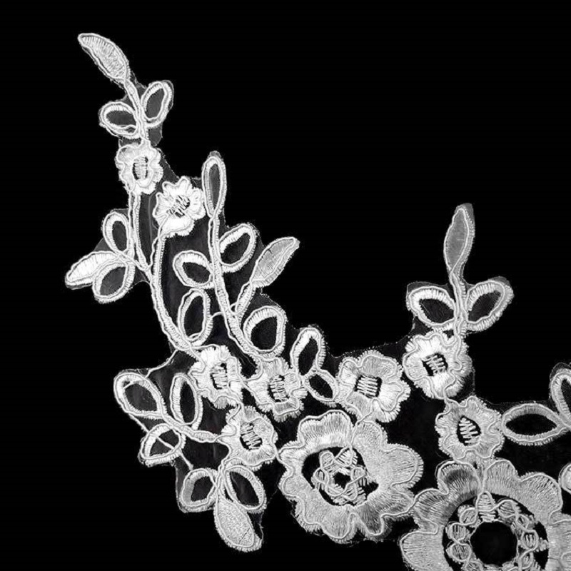 1 زوج التطريز على نمط زهرة DIY - مراجعة Embroidery Flower Pattern وسعره
