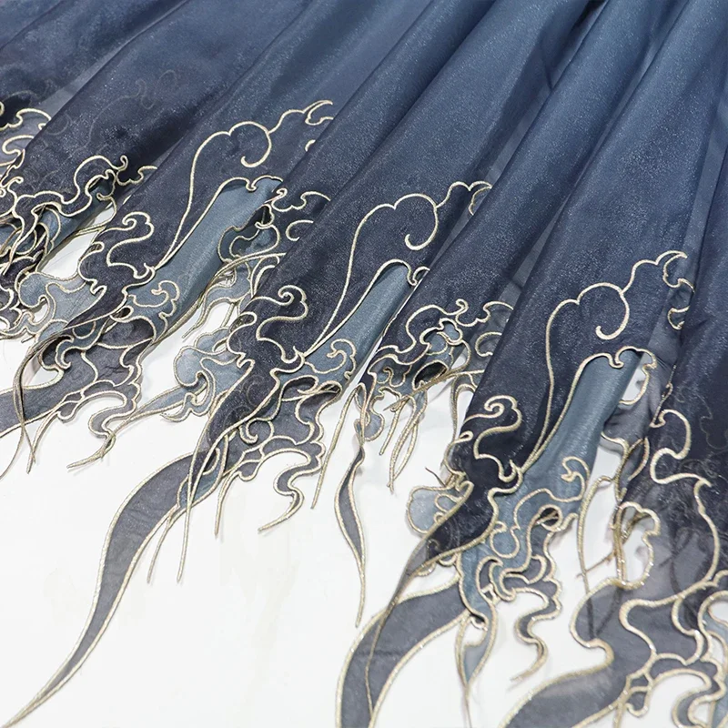 قماش تدرج اللون بتطريز على الط - مراجعة Embroidery Style وسعره