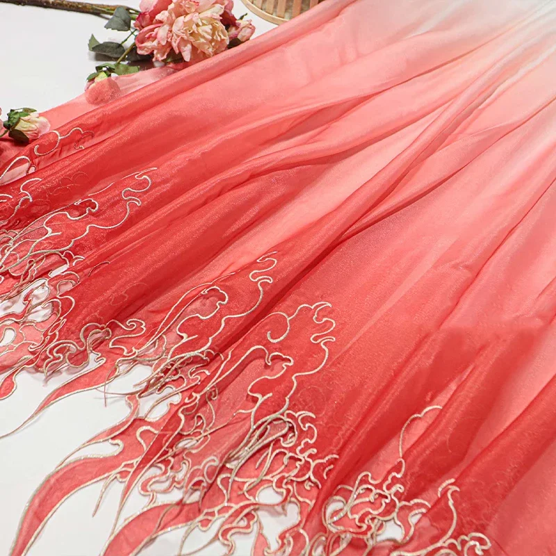قماش تدرج اللون بتطريز على الط - مراجعة Embroidery Style وسعره