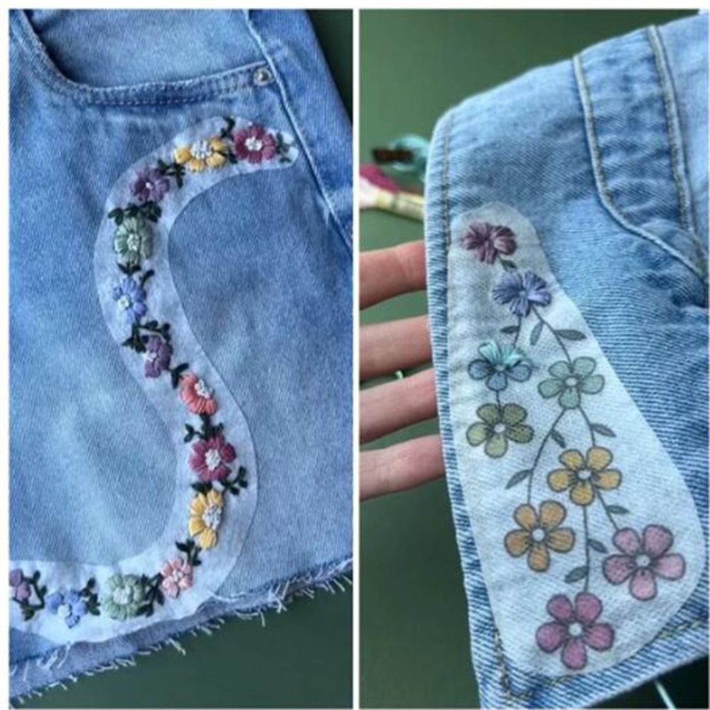 الإبداعية خياطة التطريز ورقة ، - مراجعة Embroidery Flower Pattern وسعره