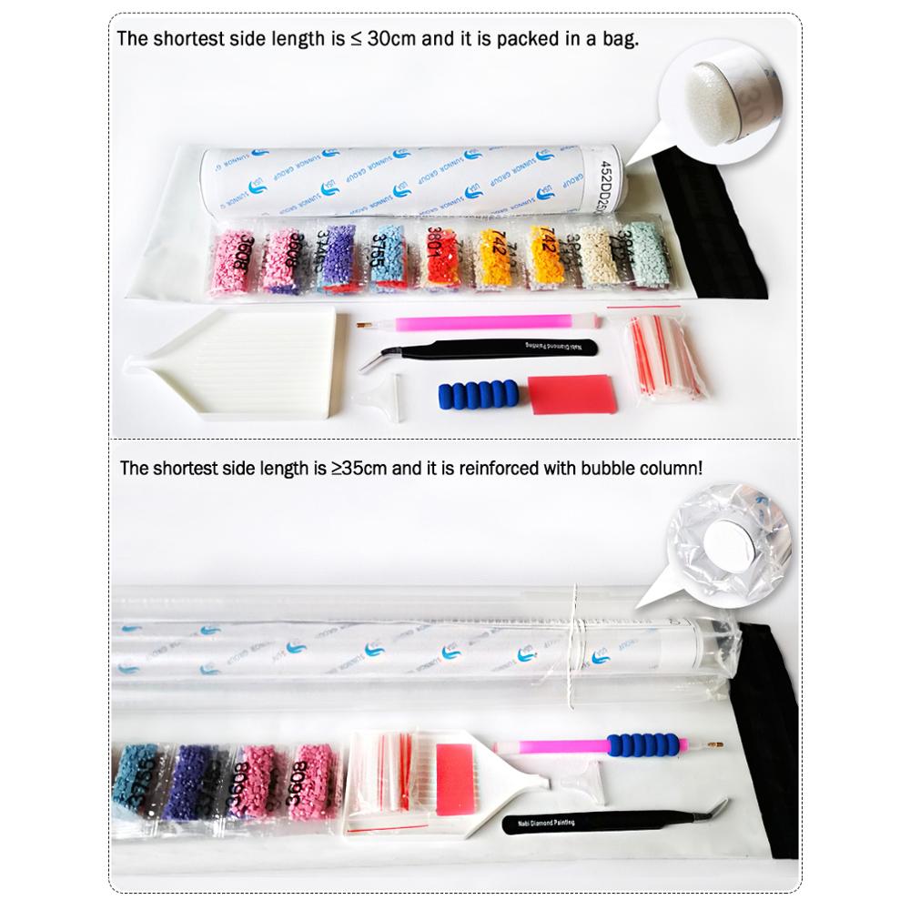 طقم رسم بالألماس مربع الشكل بد - مراجعة Embroidery Uae وسعره