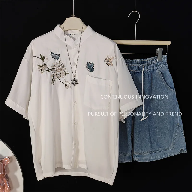 طقم رجالي من 3 قطع بتصميم صيني - مراجعة Embroidery Style وسعره