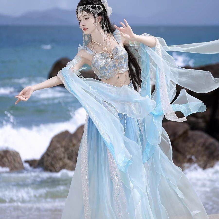 فستان هانفو جديد أنيق بتصميم ح - مراجعة Embroidery Style وسعره