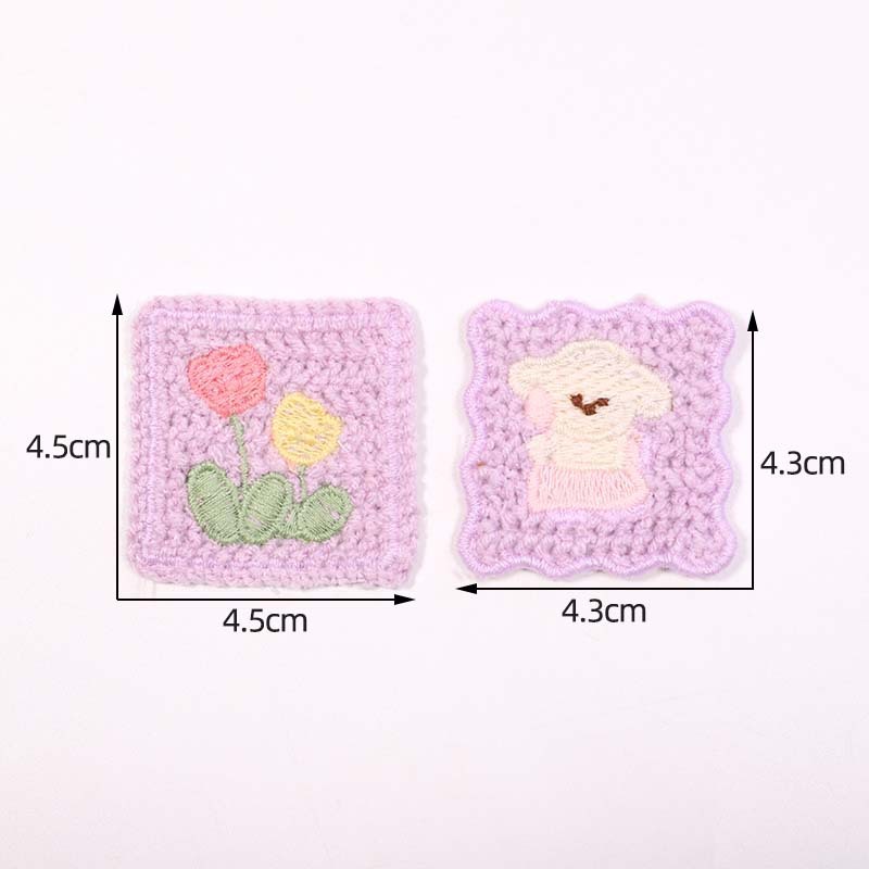 5 قطع من ملصقات الملابس ذات ال - مراجعة Embroidery Flower Pattern وسعره